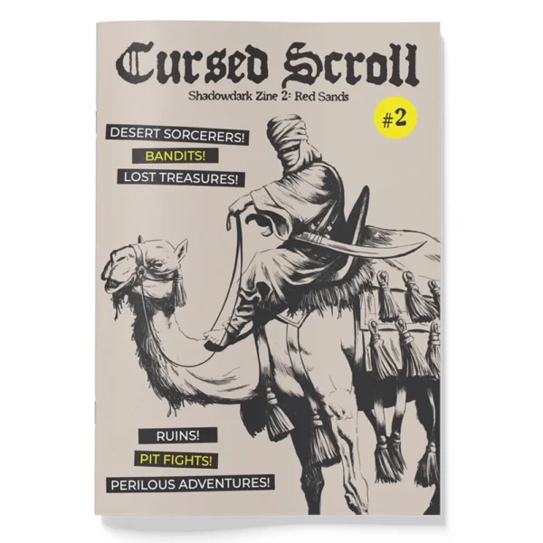 SHADOWDARK RPG - CURSED SCROLL ZINE, VOL. 2: RED SANDS
