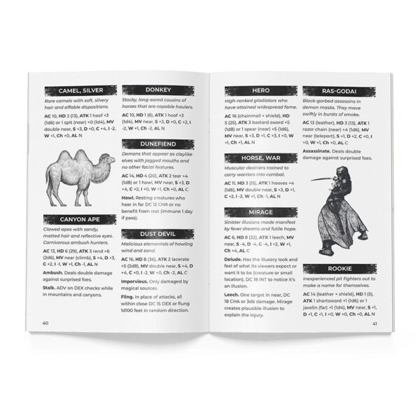 SHADOWDARK RPG - CURSED SCROLL ZINE, VOL. 2: RED SANDS - Image 5