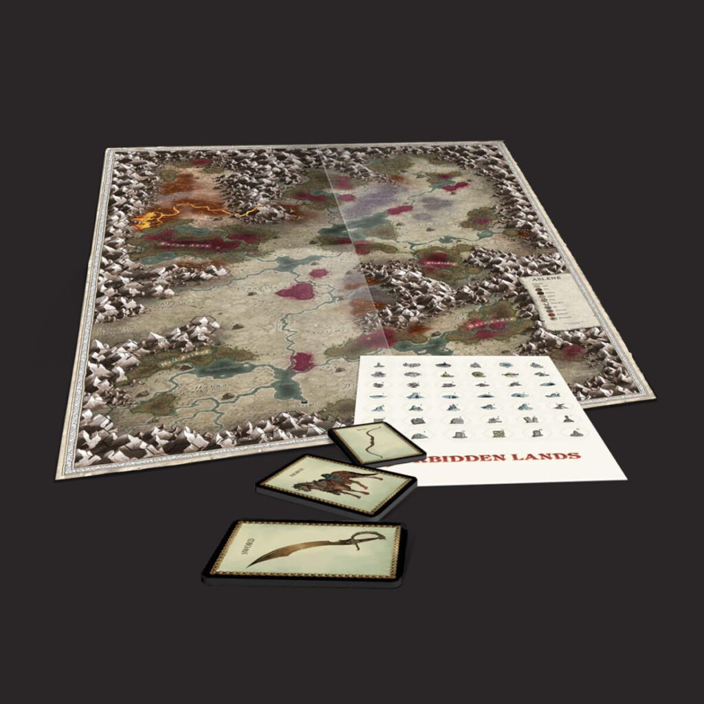 Forbidden Lands - The Bloodmarch Map & Cards Pack