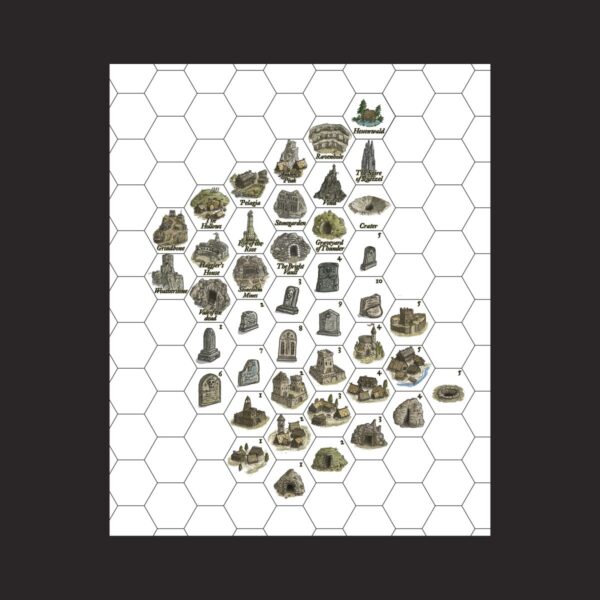 Forbidden Lands - Map & Sticker Set - Image 2