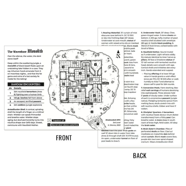 SHADOWDARK RPG - 5 MINI-ADVENTURE CARDS - Image 4