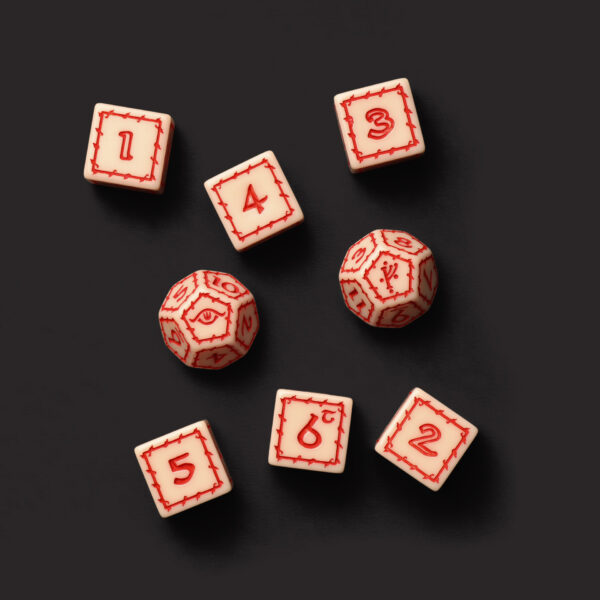 The One Ring White Dice