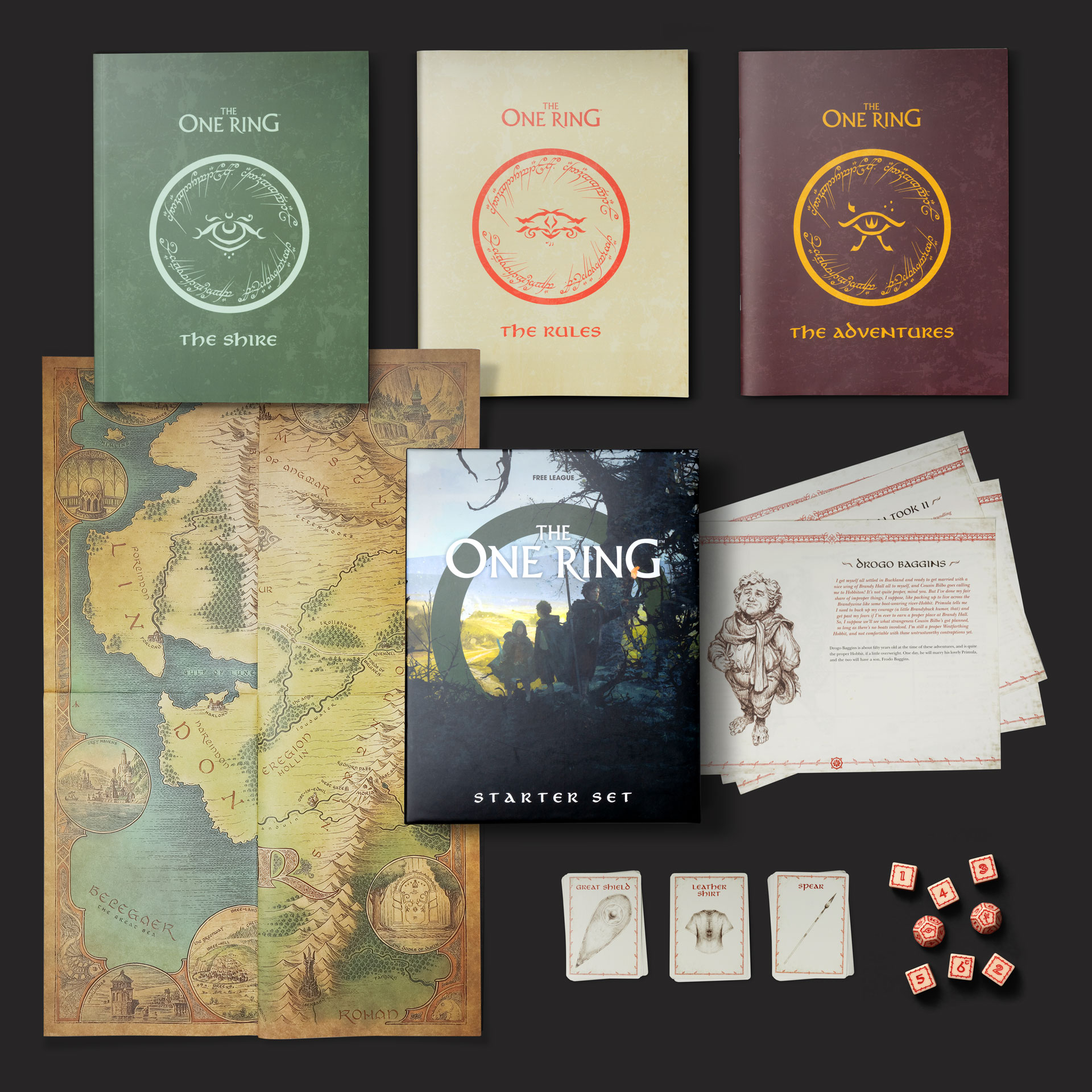 The One Ring Starter Set Contents