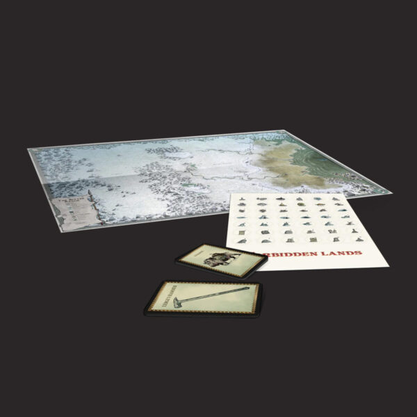 Forbidden Lands - The Bitter Reach Maps and Card Pack