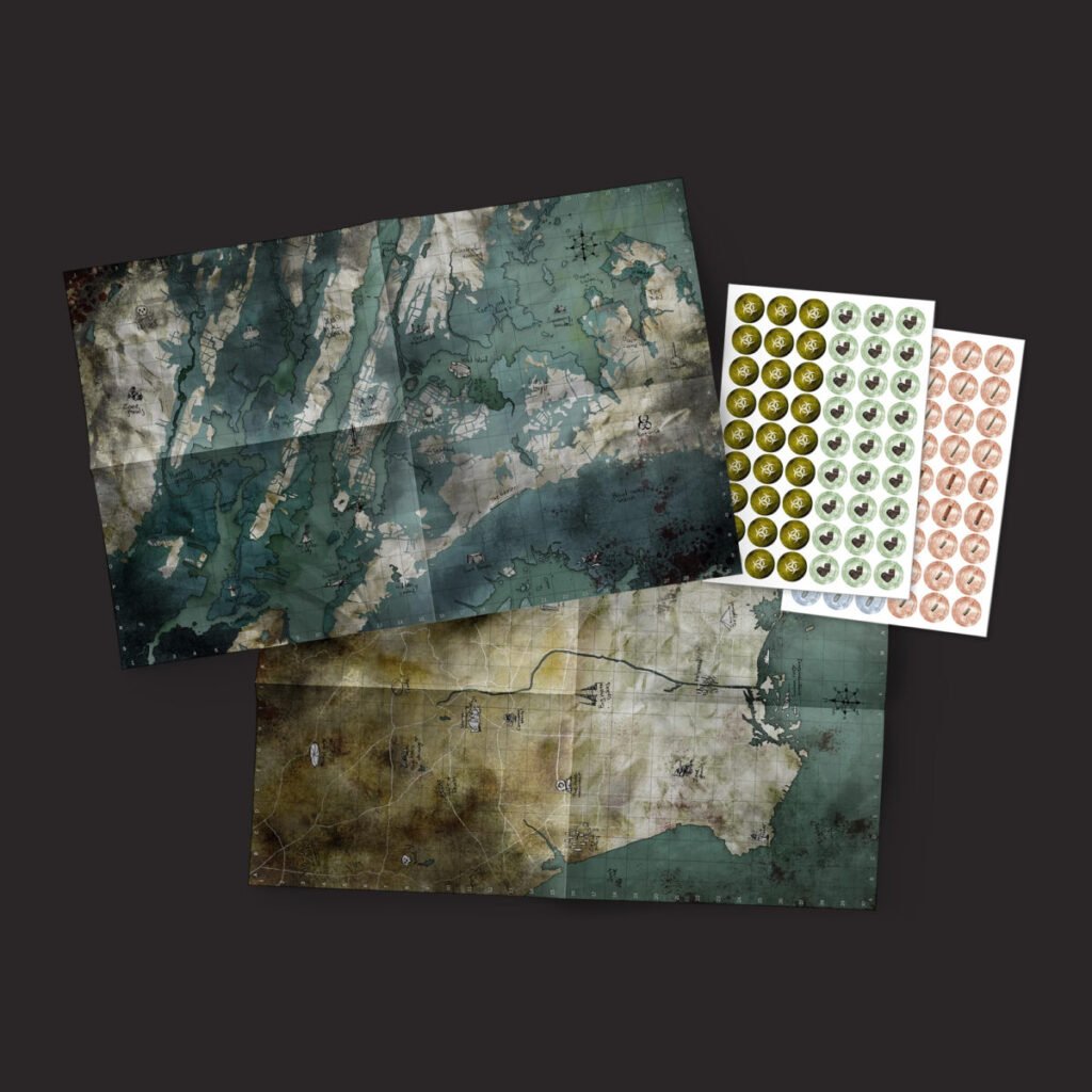 Mutant: Year Zero – Maps & Markers Pack