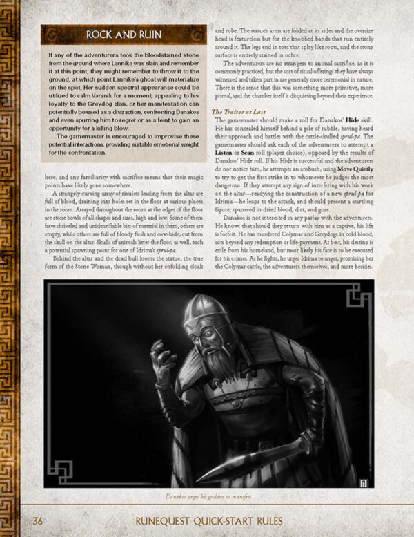 RuneQuest RPG Roleplaying in Glorantha Quick Start - Image 4