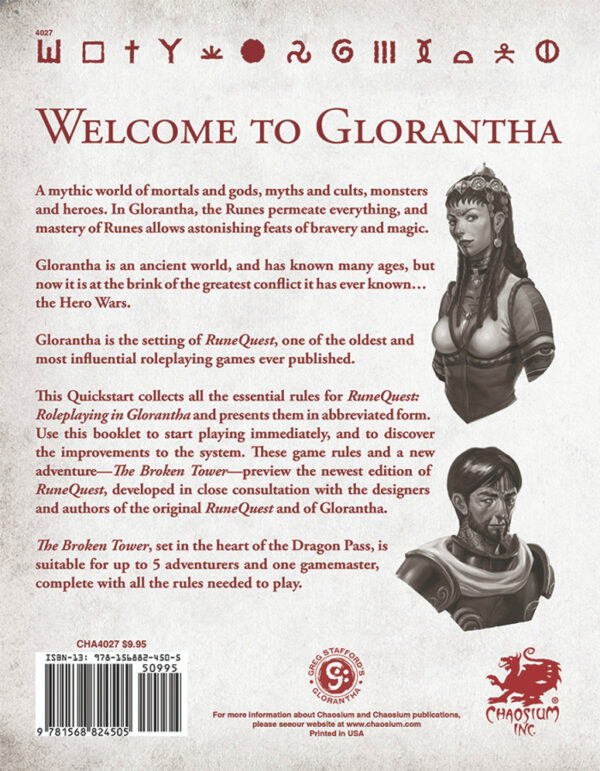 RuneQuest RPG Roleplaying in Glorantha Quick Start - Image 3