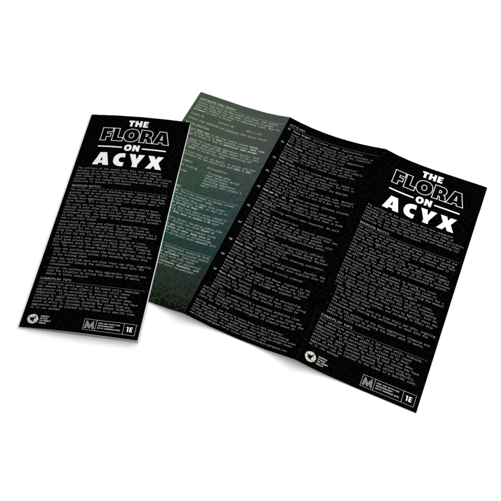Mothership RPG The Flora on Acyx 