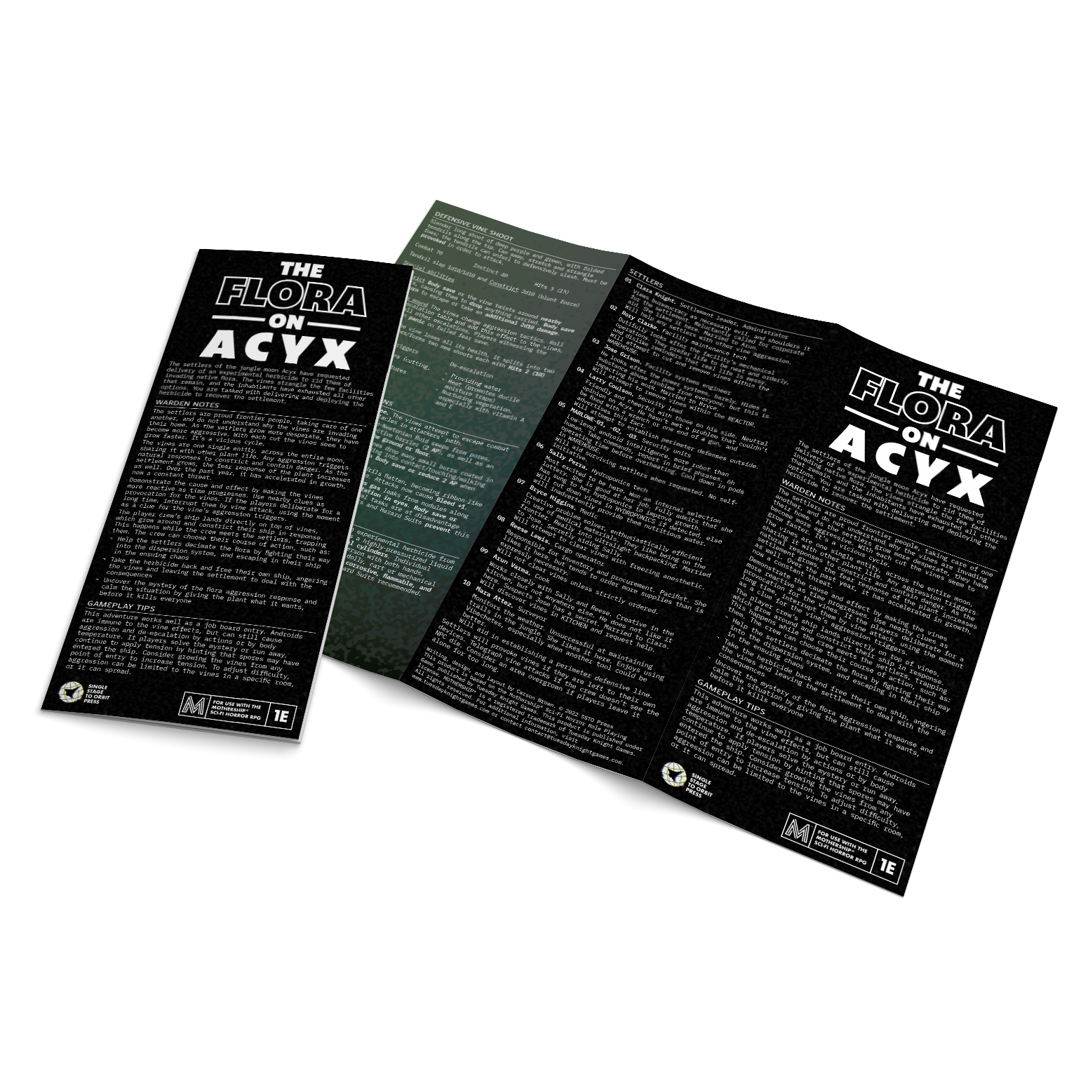 Mothership RPG The Flora on Acyx