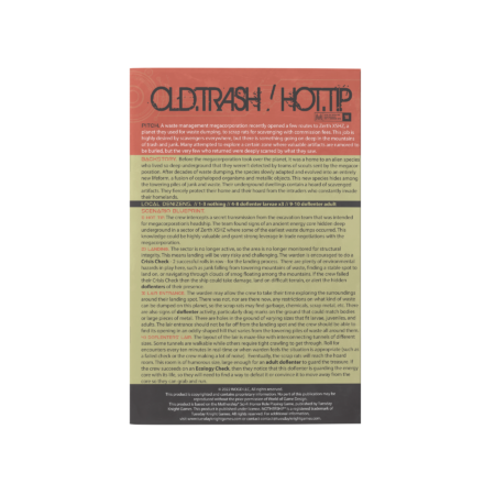 Mothership RPG OLD TRASH / HOT TIP