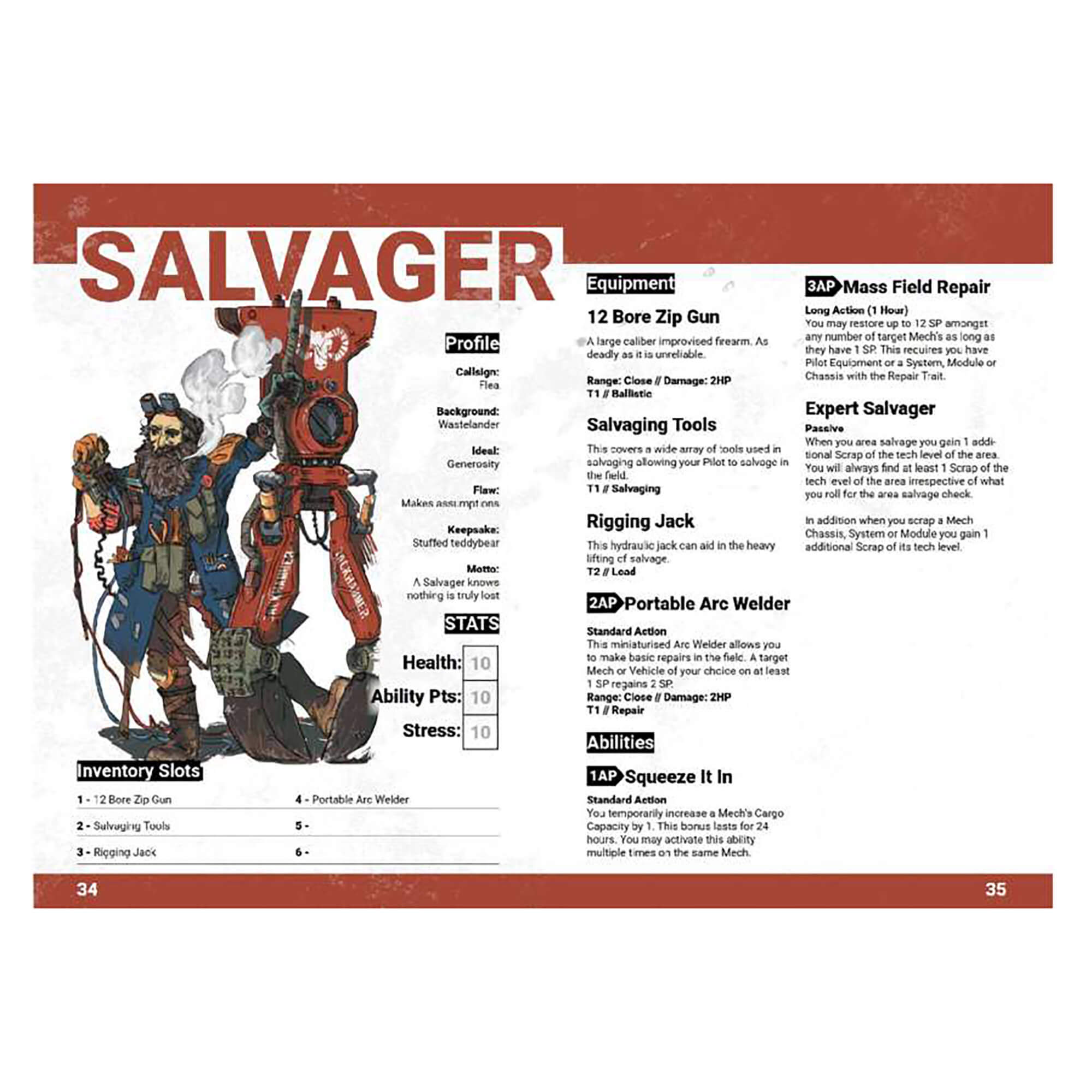 Salvage Union Beta Quickstart – A5 Softback - Image 8