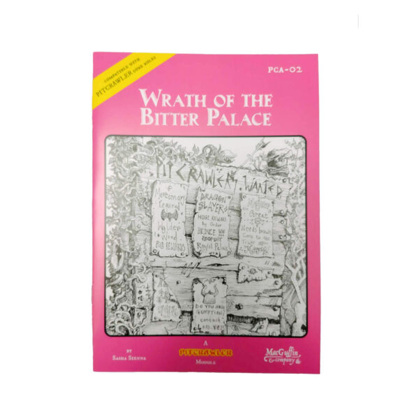 Wrath Of The Bitter Palace Pitcrawler Zine RPG