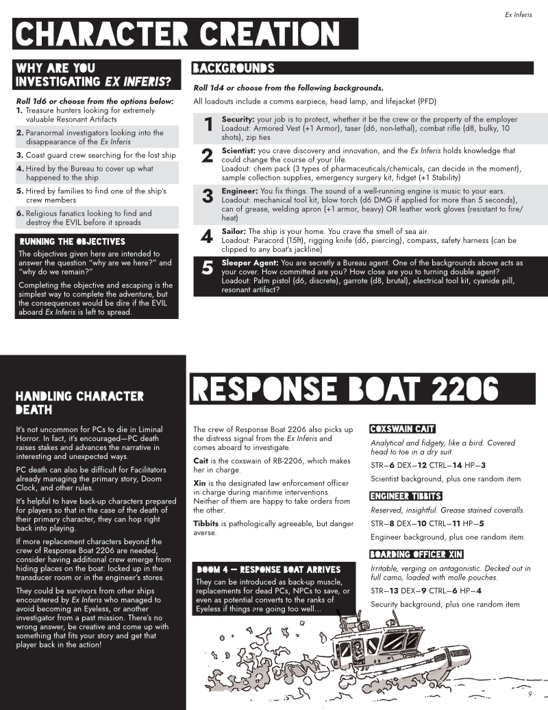 Liminal Horror RPG Ex Infernis - Image 3